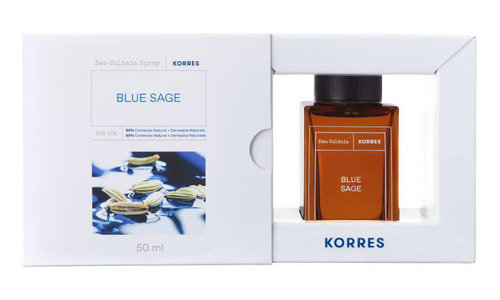 Korres Blue Sage Eau De Toilette - Fragrância Masculina 50ml