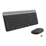 Teclado E Mouse Logitech Mk470 Slim Silencioso Us 920-009268