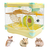 Hamiledyi Jaula Portatil Para Hamster De 2 Capas, Habitat De