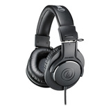 Fone De Ouvido Over-ear Audio-technica M-series Ath-m20x Bk