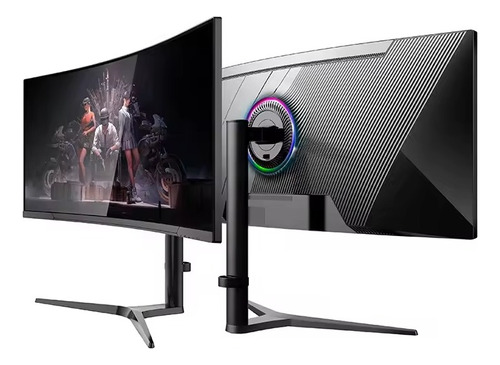 Monitor Curvo Gamer Ultra Wide 34 144hz Luz Led Colorida Rgb