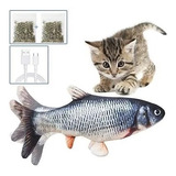  Pescado Juguete Mascota Con Movimiento Usb Para Gatos Hierb