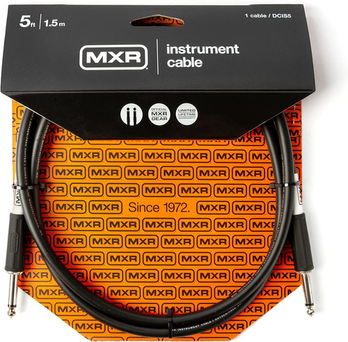 Mxr Cable De Instrumento Estándar De 5 Pies1,5 M Dcis0...