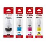 4 Pack Tinta Canon Gi-10 Gm2010 Gm4010 G5010 G6010 Facturado