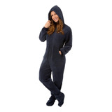 Pijama Longo Frio Intenso Macacão Kigurumi Plush Peluciado