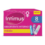 Absorvente Interno Médio 8 Unidades - Intimus