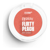 Cyzone Rubor En Polvo Say Cheek! Cyplay Tono Del Maquillaje Flirty Peach