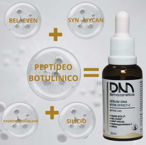 Dna Sérum Btox Effect-c - Com Peptídios Da Toxina Botulinica