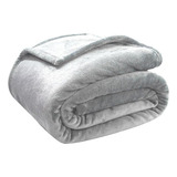 Cobertor Velour King 300g Neoclássico Camesa Cinza Limestone