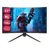 Monitor Gamer Curvo Led  27  Full Hd 165hz 1ms