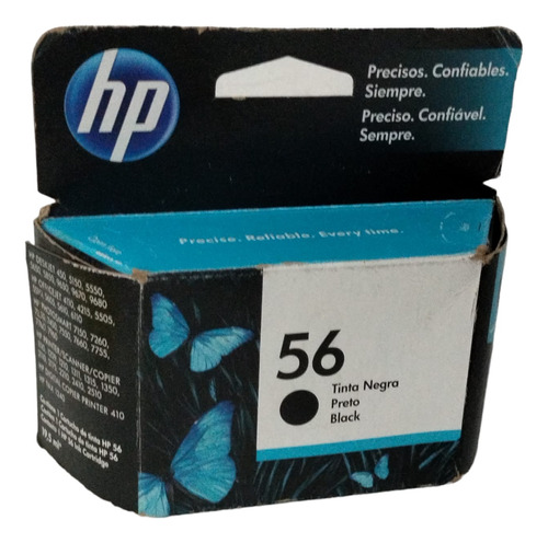 Cartucho Hp 56 Black C6656al Original