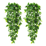 2pcs Artificial Hanging Plants For Wall Indoor Air 2024