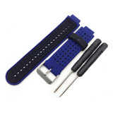 Pulseira Compatível Para Garmin 220 230 235 620 630 735 E Cor Azul