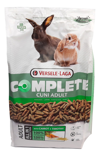 Alimento Completo Para Conejo Adulto 1.75kg Pellets Premium