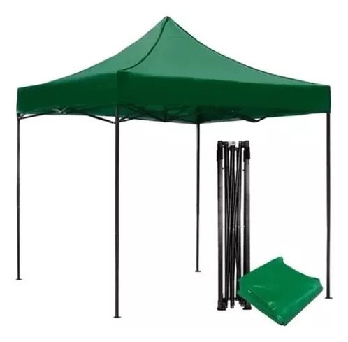 Toldo Plagable 3x3 Metalico Antioxidable Con Lona, Impermeab