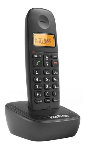 Telefone Sem Fio Intelbras Ts 2510 Preto Com Identificador