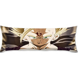 Cojin Almohada Larga Dbz Gohan Ssj Cara Sangre 35x100cm