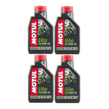 Kit Óleo Motul 5100 4t 10w30 4 Litros Semissintético Oferta