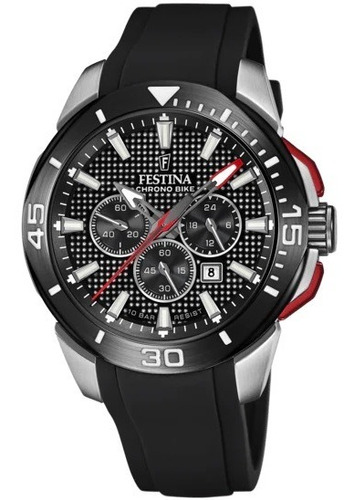 Reloj Festina Hombre F20642/4 Chrono Bike Malla Negra Crono