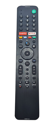 Control Para Tv Sony Netflix Google Play Últimos Modelo X80j