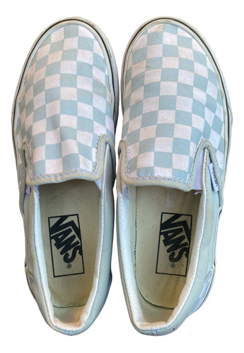 Zapatillas Vans Slip On Chekerboard Talla 35 / 22 Cm Unisex