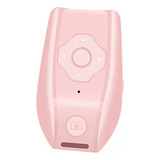 6 Mini Bluetooth Phone Controle Remoto Page Turner, Rosa