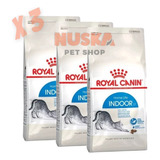 Royal Canin Indoor Cat 7.5 Kg X 3 Unidades Gato - Nuska