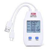 Ut658dual Lcd Usb Tester Detector Digital Voltímetro Amperím