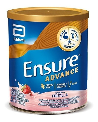 Ensure Advance En Polvo X 400 Gr Frutilla