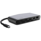 Adaptador Docking Thunderbolt 3 A Hdmi Rj45 Usb Para Mac Win