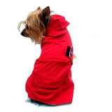 Impermeable Tortuga Rojo Mascota Perro Talla 5 Pet Pals