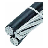 Cable 2+1 Para Acometida Calibre 6 En Aluminio 100 Mts