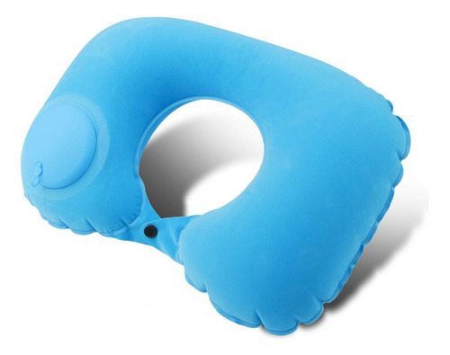 Almohada Inflable De Viaje Automatica Cuello Cojin Cervical