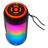 Bocina Bluetooth Inalámbrica Con Radio Fm Y Luz Led Parlante