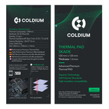 Pad Térmico Coldium Skade 120x120x1.0mm Premium Oc 17w/m-k