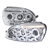 Faros Vw Bora/golf Mk5 2006 2007 2008 2009 2010 Ojos Ángel