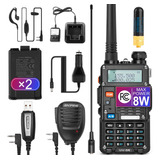 Ham Radio Handheld (uv-5r 8w) Radio Bidireccional De Doble B