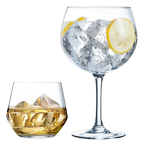 Copas Gin Tonic Y Vasos Whisky Vina So Wine La Cave Luminarc