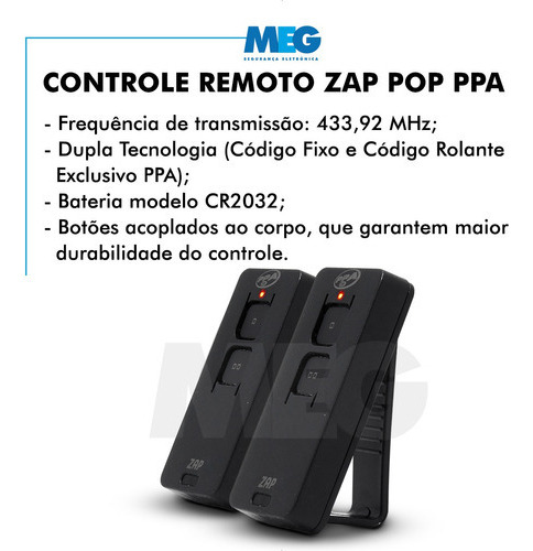 Kit Motor Ppa Deslizante Rápida 1/2hp 4,5m 5 Control 700kg Cor Cinza Frequência 433mhz Tamanho Da Engrenagem Z18 110v