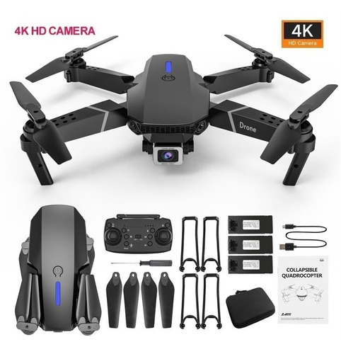 Mini Drones Con Cámara 4k Baratos E525/e88 Pro +3 Batería