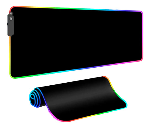 Mouse Pad Gamer Led Rgb Xxl 800x300x4 Mm Retroiluminado