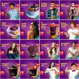 Post Canva Açaí Arquivos Editáveis 200 Artes + Legenda