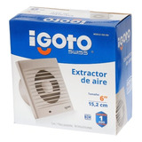 Extractor 6 Pulgadas Igoto Blanco Empotrable 18w