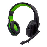 Audífonos Gamer Sentry Con Microfono Alámbrico Gx150 Gaming Color Verde