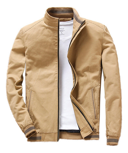 Jaqueta Masculina Primavera Bomber Moda Casual Slim Casacos