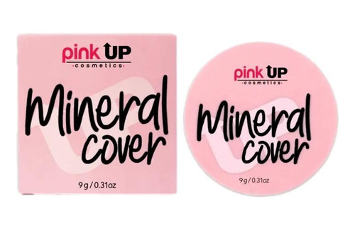 Pink Up Maquillaje Compacto Polvo Mineral Cover Varios Tonos