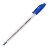 Blister X3 Paper Mate Kilometrico 100 1.0 Medium Azul Color Del Exterior Transparente