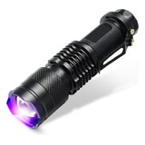 Linterna Uv Ultravioleta Led , Con Zoom, Usa Pilla Aa, Metal