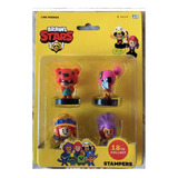 Brawl Stars Set De 4 Personajes Con Timbre