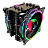 Air Cooler Gamer Winter Black Argb Intel/ Amd 2fans Tdp200w